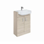 (B100) Roca Victoria Maxi BTW Bsn Unit For Debba 600mm Rural Oak