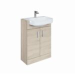 (B100) Roca Victoria Maxi W/Top For The Gap 600mm Rural Oak