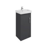 Roca Victoria Maxi 400mm Base 1 Door Matt Grey