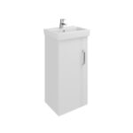 Roca Victoria Maxi 400mm Base 1 Door Gloss White