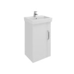 Roca Victoria Maxi 400mm WH Base 1 Dr Gloss White