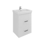 (B100) Roca Victoria Maxi 500mm WH Base 2 Drw Gloss White