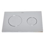 **Roca PL10 Dual Titanium Black Flush Plate