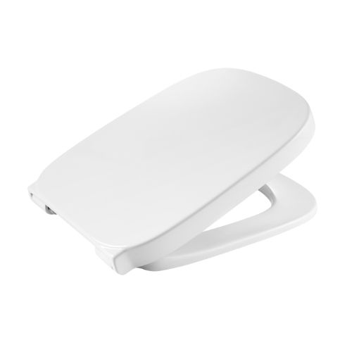 358199WT-1.jpg Roca Debba Sq Seat & Cover(Top Fix) - Image 1