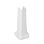 (B100) Roca Carmen Pedestal 27x24x71 White