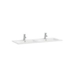 Roca The Gap Basin 1200mm Double 2th Basin White