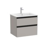 Roca The Gap V/Unit 2 Drw 550mm Matt Grey / Black Handle