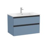 Roca The Gap V/Unit 2Drw 800mm Matt Blue / Black Handle