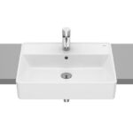 Roca The Gap WB SR 550x420 1th Square Basin White