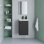 B100 Roca Costa Vanity Unit & Basin 1D 390mm Nature Grey