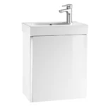 B100 Roca Bosco Vanity & Basin Unit 1D 450mm Sandy Grey