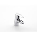 Roca Victoria Basin Mixer With Smooth Body 1/2" Flexible Tails