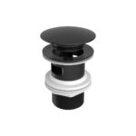 Roca NU CLICK CLACK WASTE TITANIUM BLACK
