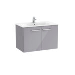 Roca V/unit Victoria 2Door 800mm Gloss Grey