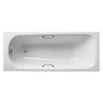 Roca Carla 1700x700mm AS 0TH Steel Bath(156 Litres)