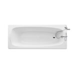 Roca Malaga bath 1700 x 700mm with lowered overflow - 0 tapholes