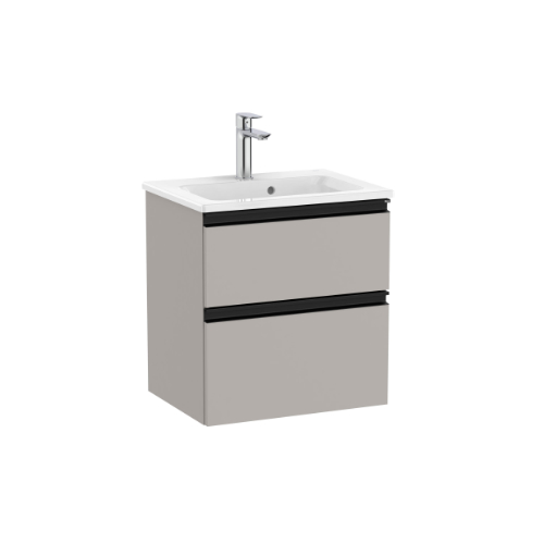 358670GR-1.jpg Roca Unik The Gap Cpt 2DW 500mm MGRY - Image 1