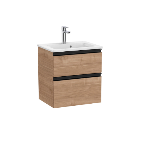 358670WN-1.jpg Roca Unik The Gap Cpt 2DW 500mm WLNT(Incl Basin) - Image 1