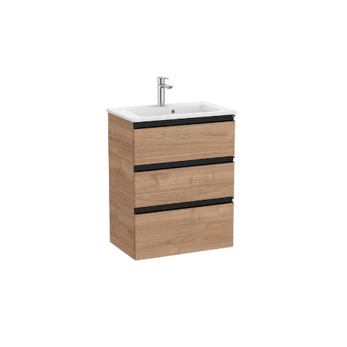 358672WN-1.jpg Roca Unik The Gap Cpt 3DW 600mm WLNT - Image 1