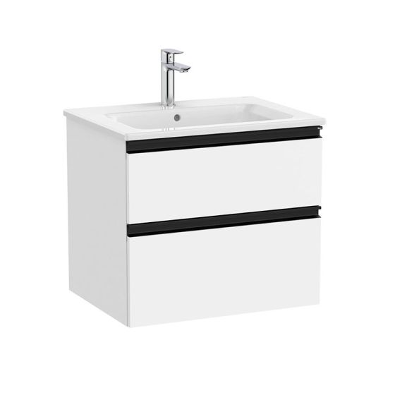 Product image for SKU 358674BL Roca Vanity Unit The Gap 3DW 550mm WLNT - Image 1
