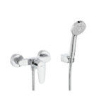 Roca Victoria Wall Mounted Shower Mixer With Accessories Chrome