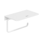 Roca Hotels Toilet Roll Holder w/Shelf Matt White