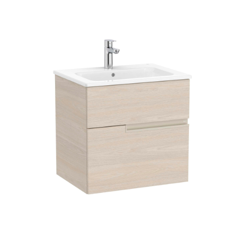 358768LA-1.jpg Roca Victoria-N(new) 2 Drw Unit 600x460mm L/Ash - Image 1