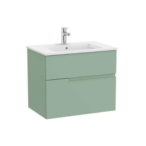 358769SG-1.jpg Roca Victoria-N(new) 2 Drw Unit 700x460mm S/Green - Image 1