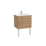 Roca Victoria-N(new) 2 Drw Unit 800x460mm Walnut