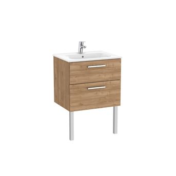 Product image for SKU 358770WN Roca Victoria-N(new) 2 Drw Unit 800x460mm Walnut - Image 1
