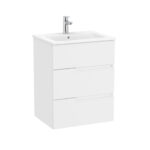 Roca Victoria-N(new) 3 Drw Unit 600x460mm M/White
