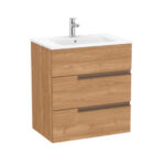 Roca Victoria-N(new) 3 Drw Unit 700x460mm Walnut
