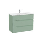 Roca Victoria-N(new) 3 Drw Unit 1000x460mm S/Green