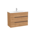 Roca Victoria-N(new) 3 Drw Unit 1000x460mm Walnut