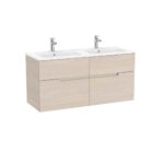 Roca Victoria-N(new) LH 2 Drw Unit 600x460mm L/Ash