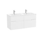 Roca Victoria-N(new) LH 2 Drw Unit 600x460mm M/White