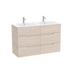 Roca Victoria-N(new) LH 3 Drw Unit 600x460mm L/Ash