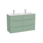 Roca Victoria-N(new) LH 3 Drw Unit 600x460mm S/Green