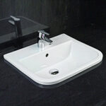 Roca Neo Selene Under Countertop Basin 510 x 395mm - 0 taphole White