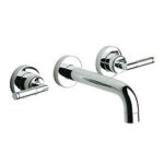 Roca Loft Wall Mounted Basin Mixer Chrome
