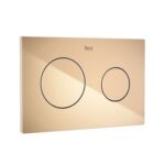 Roca Duplo One PL10 Dual Flush Brushed Rose Gold