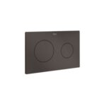 Roca Duplo One PL10 Dual Flush BR Titanium Black