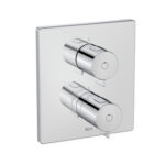 T-500 Square Shower Mixer (1 Outlet) Built-In Ext  Part - Chrome