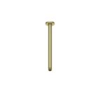 Ceiling arm for shower head 200mm brushed brass