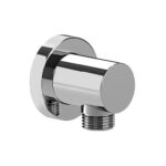 Shower Hose Outlet 1/2" Round - Chrome