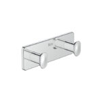 Victoria Square Double Robe Hook M/Black