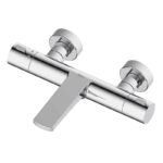 Splash-T Thermostatic Wall-Mounted Bath/Shower Mixer - Chrome