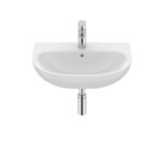 Victoria Washbasin Wall-Hung 560mm White 1 Taphole