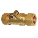 MGT gas test ball valve 15mm compression
