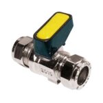MM METROGAS mini ball CxC 10mm chrome